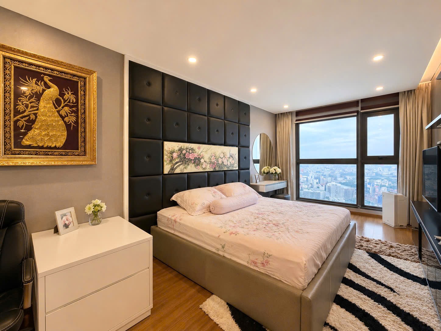 Bán căn hộ Pearl Plaza, 3PN 2WC căn góc 122m2 view Landmark 81