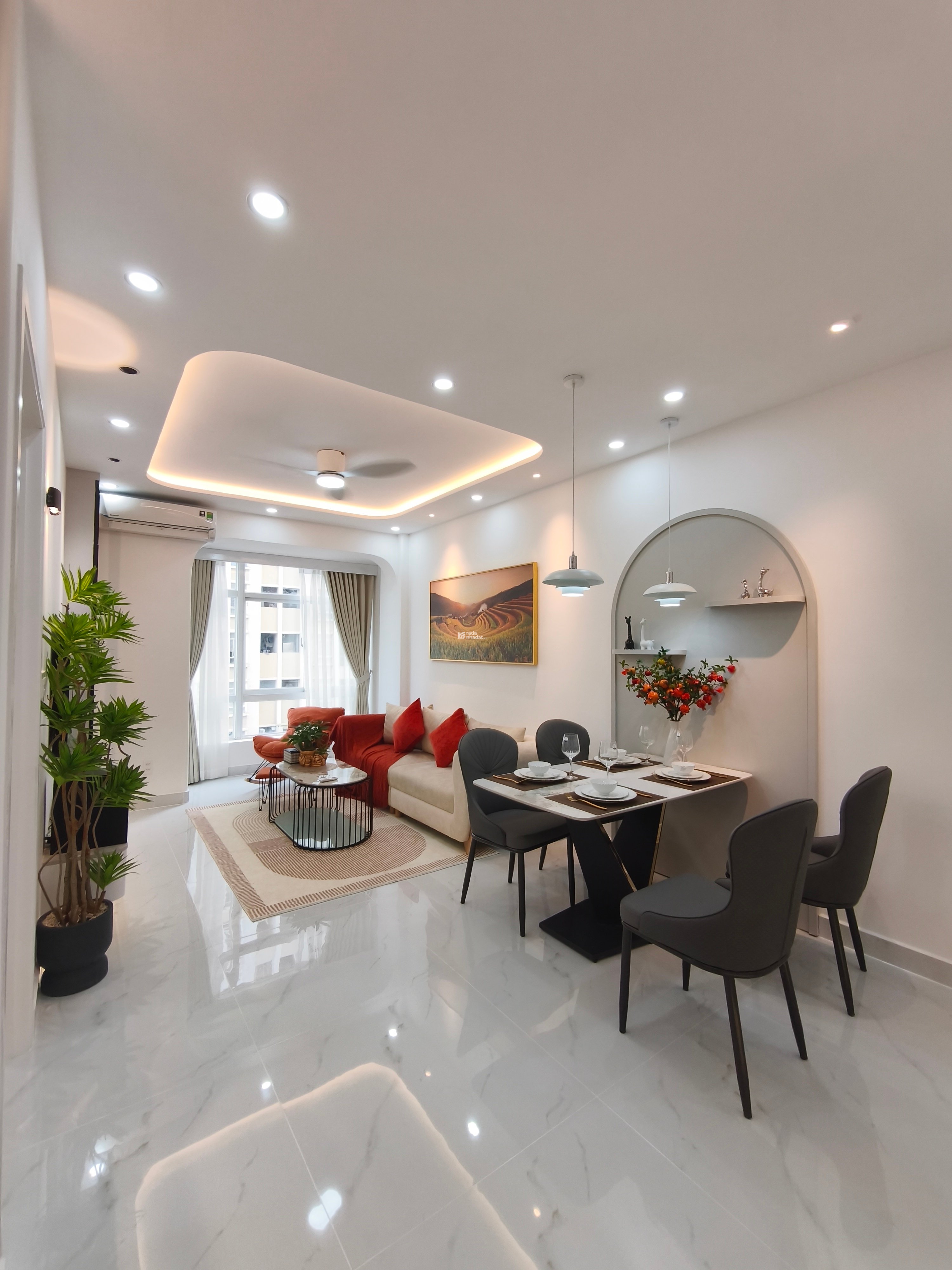 CHO THUÊ GẤP CH SKY GARDEN 3 - 2PN/2WC - FULL NỘI THẤT MỚI 100% - NHÀ ĐẸP