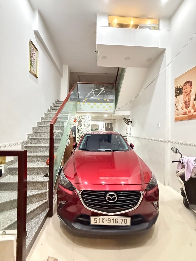 TRUNG TÂM TÂN PHÚ - Ô TÔ VÀO NHÀ NGỦ - HẼM THÔNG KHU VỰC - 50M2 VUÔNG VỨC - 4 TẦNG BTCT 