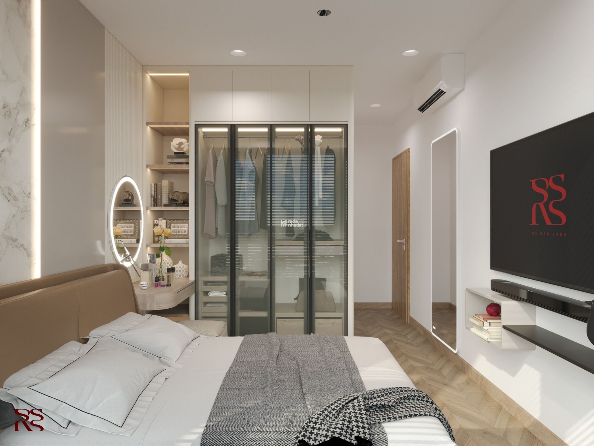 Cho thuê 2PN 70m2 Charm Ruby Full nội thất đẹp chỉ việc sách Vali vào ở nhà mới ngay Vincom Dĩ An