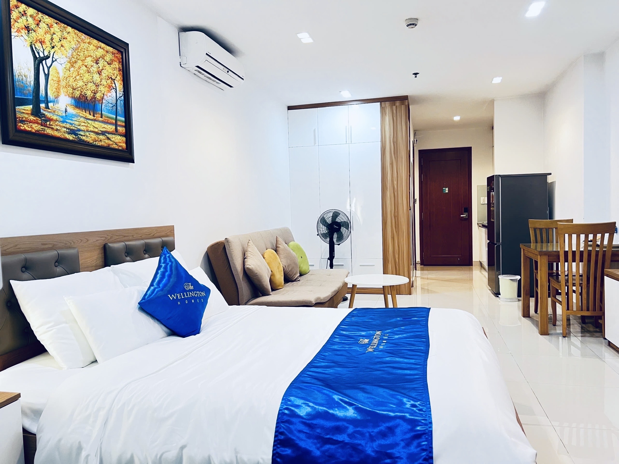 Chính chủ cho thuê căn hộ 1PN OT Sky Center 5B Phổ Quang, Diện tích: 40m2 - Giá thuê: 10 triệu/th