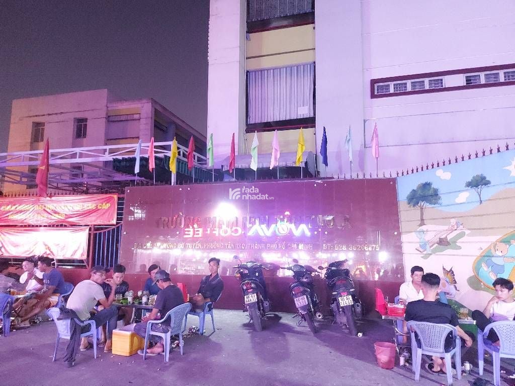 BÁN ĐẤT BỜ TUYẾN 195M2 11 TỶ KẾ TRƯỜNG MẦM NON TÂN TẠO A BÌNH TÂN 