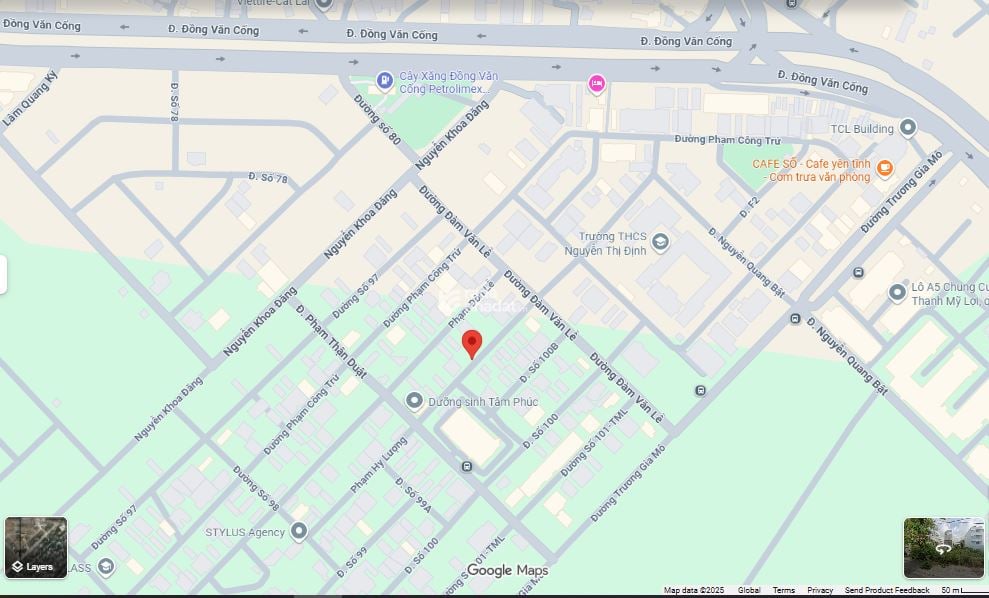 Bán lô đất mặt tiền đường Phạm Hy Lượng, P. Thạnh Mỹ Lợi, đường 12m.