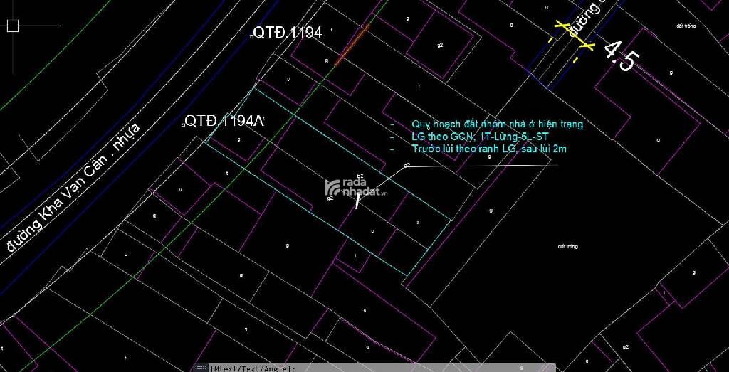 MẶT TIỀN KD ĐA NGÀNH NGHỀ, NGAY NGÃ 3 HOÀNG DIỆU KHA VẠN CÂN; 10X34 CHỈ 60,5 TỶ.