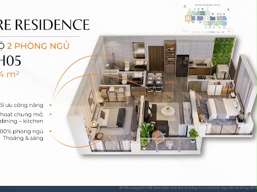 Chỉ cần đóng từ 1 tỷ 7 đã sở hữu dự án Imperia SkyPark với tòa Elite 1 tầng cao giới hạn căn đẹp