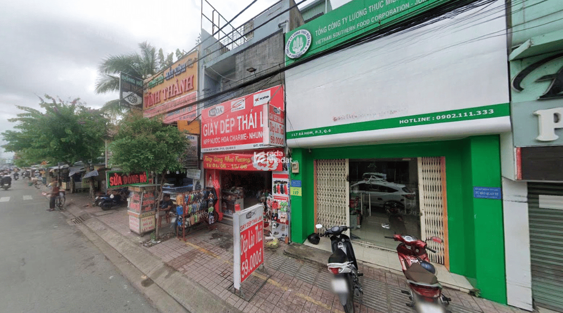 CHO THUÊ NHÀ MẶT TIỀN 2 TẦNG (1 Trệt  1 Lầu) ĐƯỜNG BÀ HOM Q.6 (4x20m)