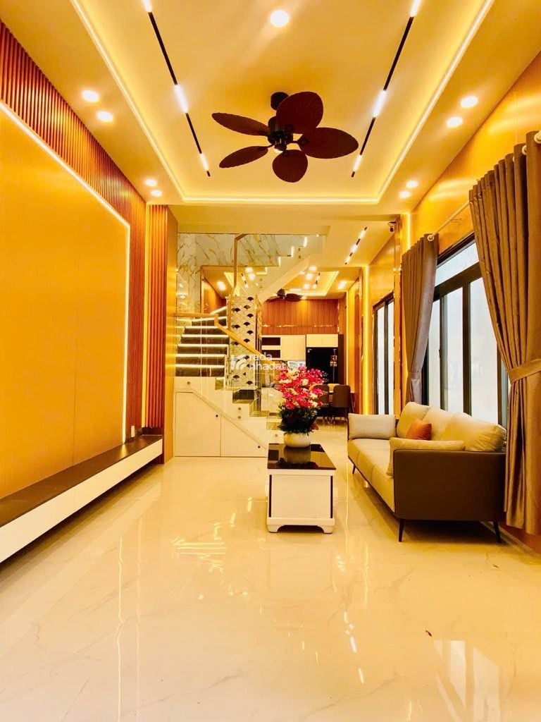 Bán nhà hẻm xe hơi thông -  50m2 - full nội thất - chợ Thạch Đà - Phạm Văn Chiêu - 5.299 tỷ