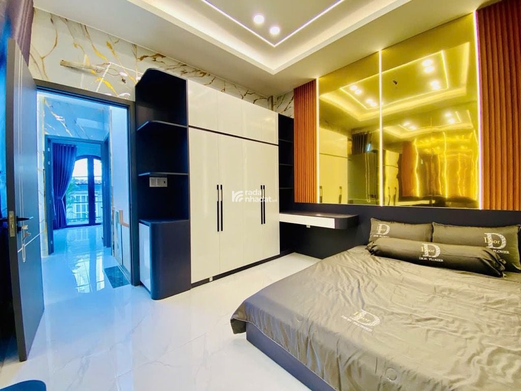 Bán nhà hẻm xe hơi thông -  50m2 - full nội thất - chợ Thạch Đà - Phạm Văn Chiêu - 5.299 tỷ