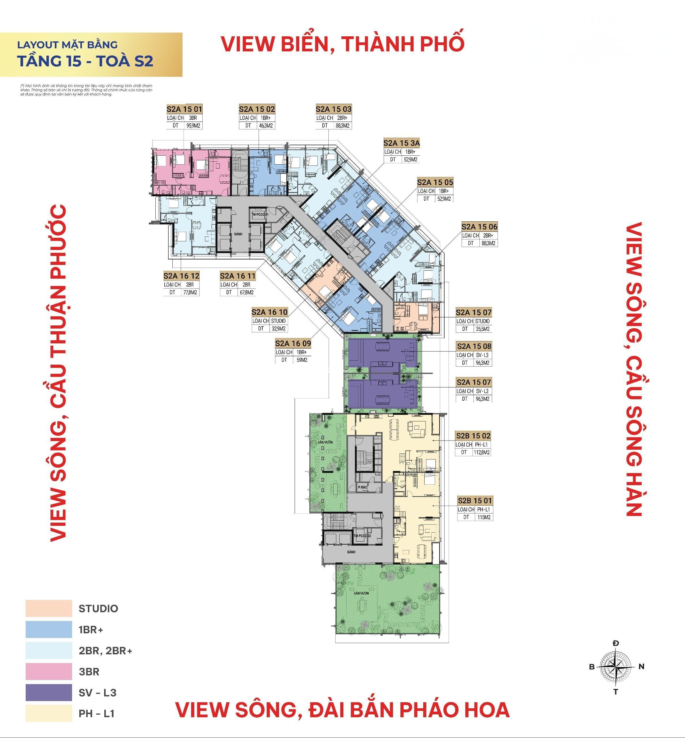 CĐT SUN GROUP BUNG GIỎ HÀNG LIMITED CĂN HỘ DUAL FRONT DINH THỰ TRÊN KHÔNG 200m2