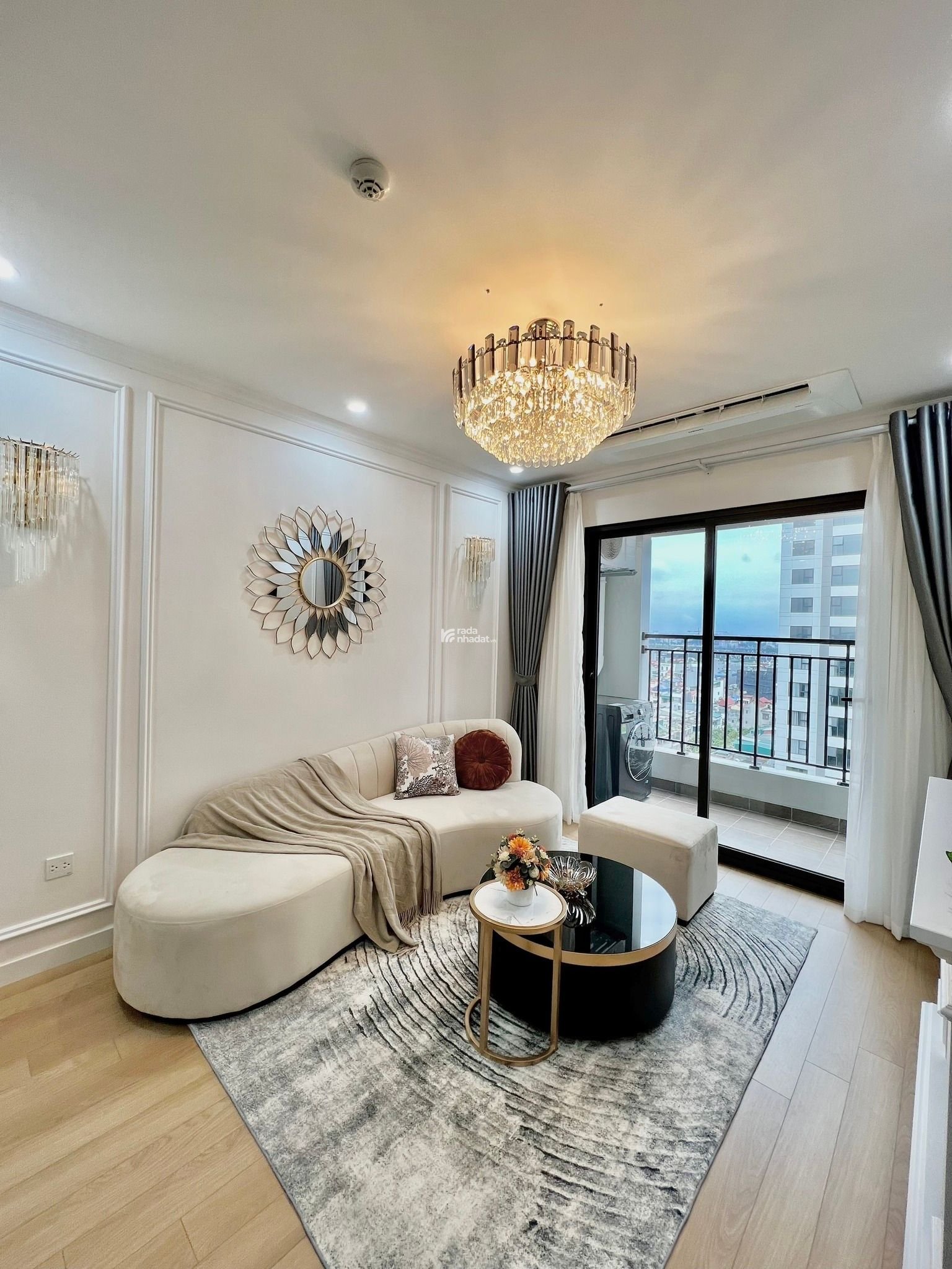 Bán căn hộ 2N2W Nam Đô Complex 609 Trương Định. Ban công ĐN
