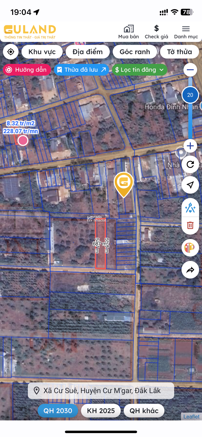 Lô đất tuyệt vời ngay kho Phúc thái đi vào 700m, Tỉnh lộ 8 xã Cư Suê,