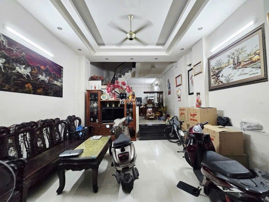 BÁN NHÀ MẶT TIỀN TRẦN TẤN,TÂN PHÚ (5m x 17m x 4 TẦNG) GIÁ 12,7 TỶ TL MẠNH