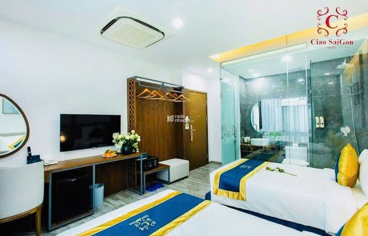 TN 1.5 tỷ/tháng! Bán khách sạn 3 sao cao cấp 2 MT ngay sân bay, Q.TB  hầm 7 tầng