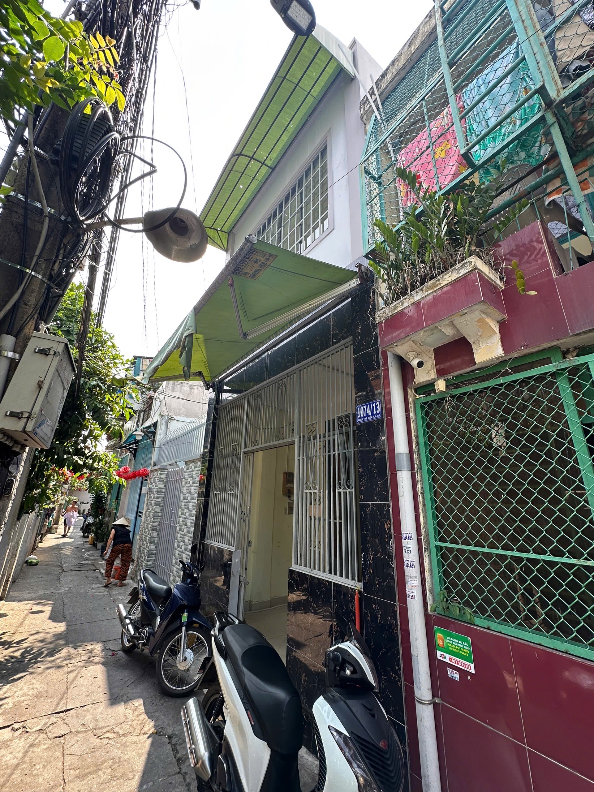 BÁN NHÀ HẺM 1074 PHẠM THẾ HIỂN P5 Q8 CÁCH MẶT TIỀN ĐƯỜNG 30M