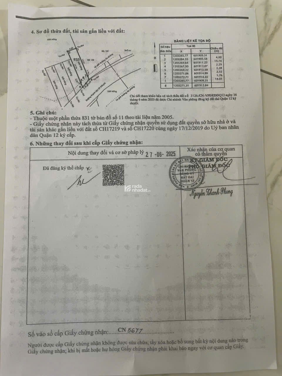 BÁN 2 LÔ ĐẤT MẶT TIỀN TL29, Q12 - NGAY CAO ĐẲNG ĐIỆN LỰC