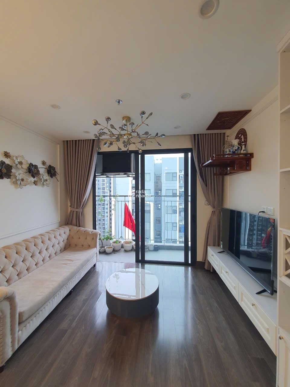Cho thuê căn hộ 3N2WC(75m2), tòa GS dự án Vinhomes Smart City. Giá rẻ 10,5 triệu. LH 0389 691 ***