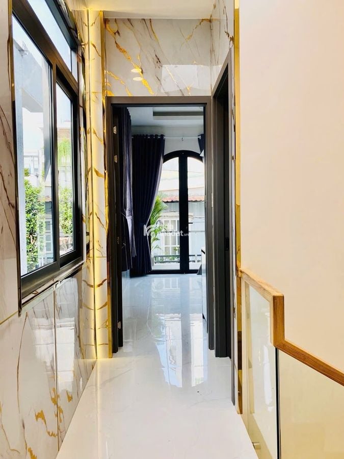 NHÀ HẺM THÔNG LÊ VĂN THỌ ,PHẠM VĂN CHIÊU, NHÀ MỚI FULL NT, DT 55M2, 2 TẦNG ĐÚC, NGANG 5M,