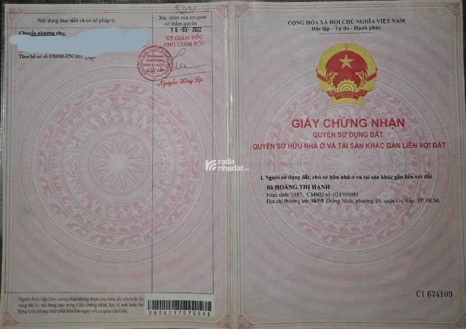 BÁN NHÀ CHÍNH CHỦ NHỎ NHỎ XINH XINH