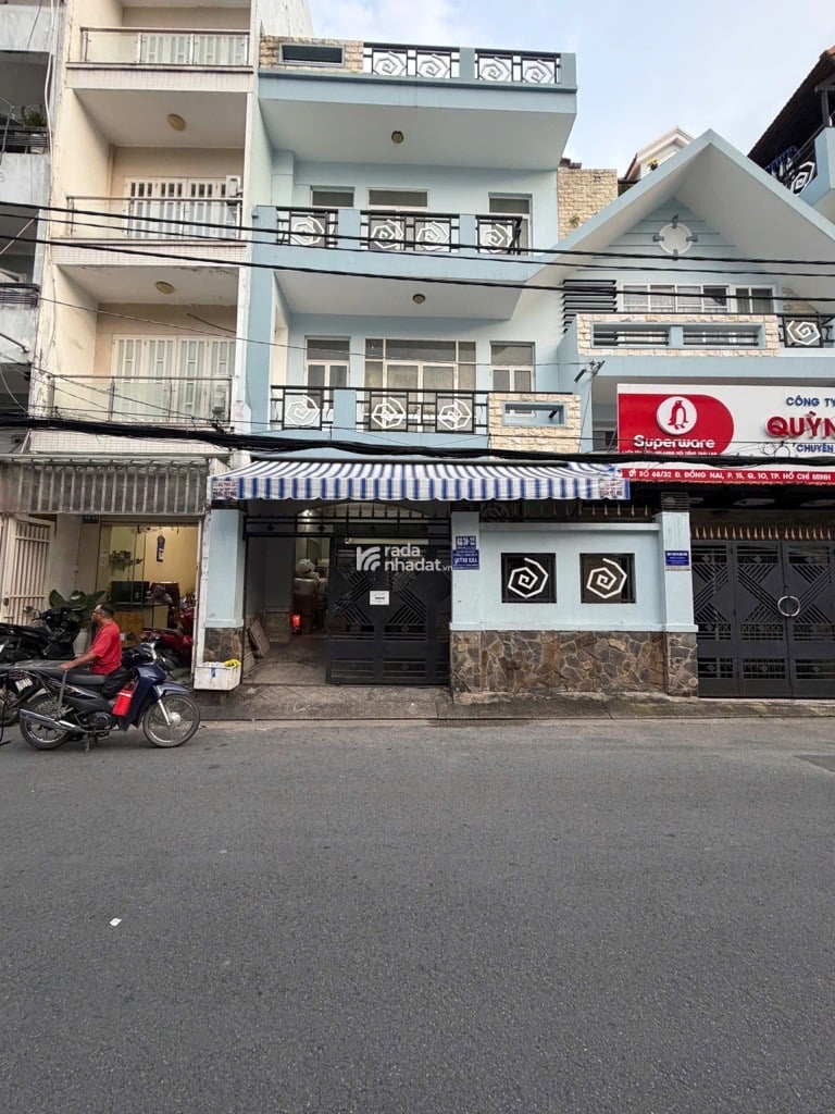 BÁN NHÀ ĐẸP MẶT TIỀN ĐƯỜNG ĐỒNG NAI, PHƯỜNG HÒA HƯNG QUẬN 10