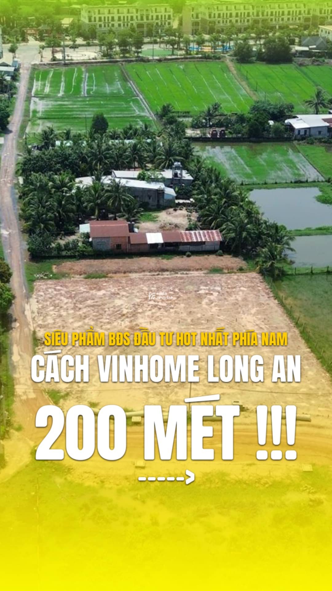 Ngân hàng siết nợ, chính chủ cần ra đi lô đất tương lai 2 mặt tiền cạnh Vinhomes Hậu Nghĩa