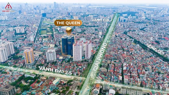 Bán căn hộ chung cư 72.9m2 tại The Queen 360 Giải Phóng, Hà Nội