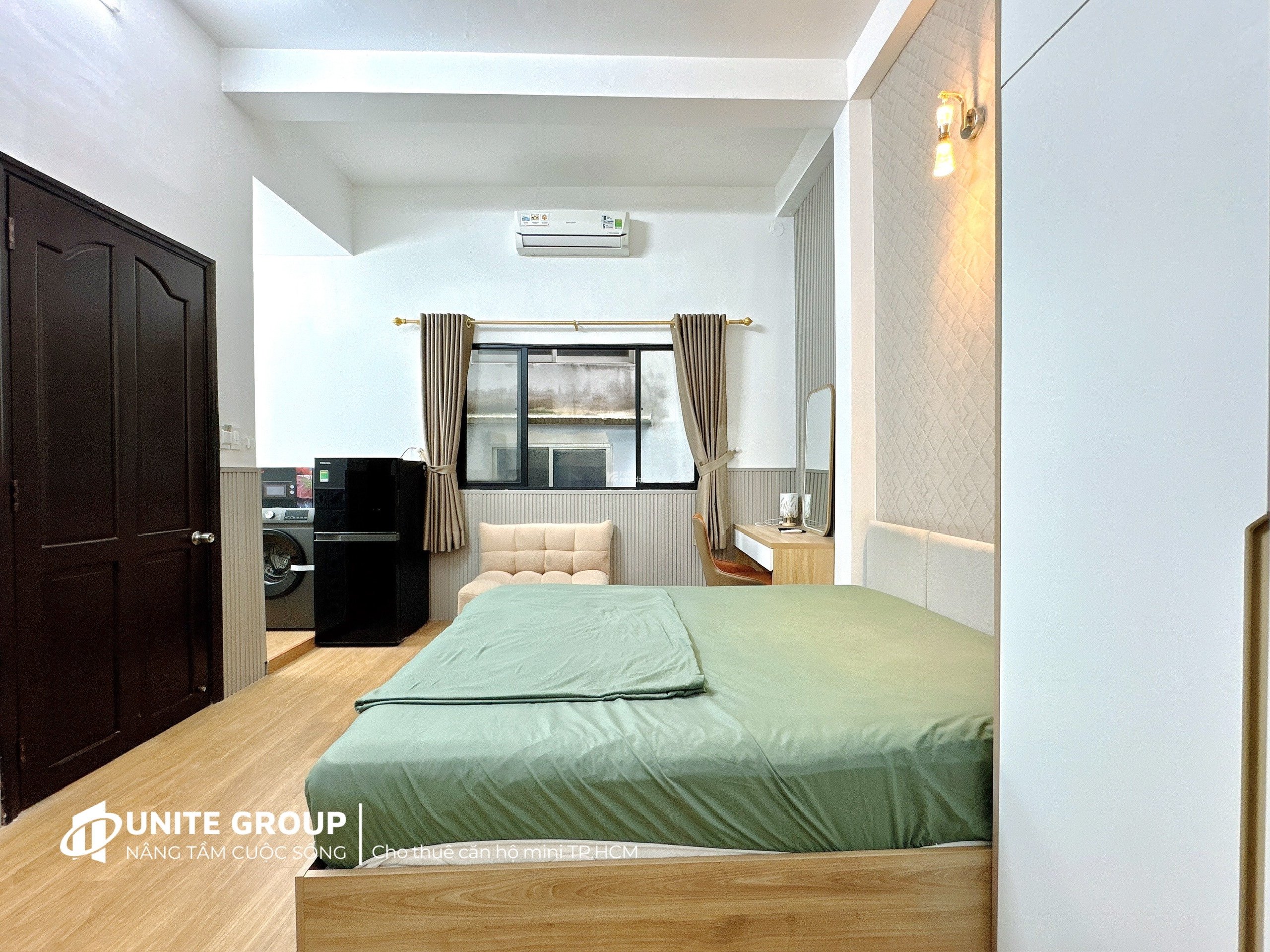 CHO THUÊ CHDV 1PN_TÁCH BẾP_NGAY TRUNG TÂM QUẬN 1_GẦN PHỐ NHẬT, CẦU BA SON, BẾN BẠCH ĐẰNG