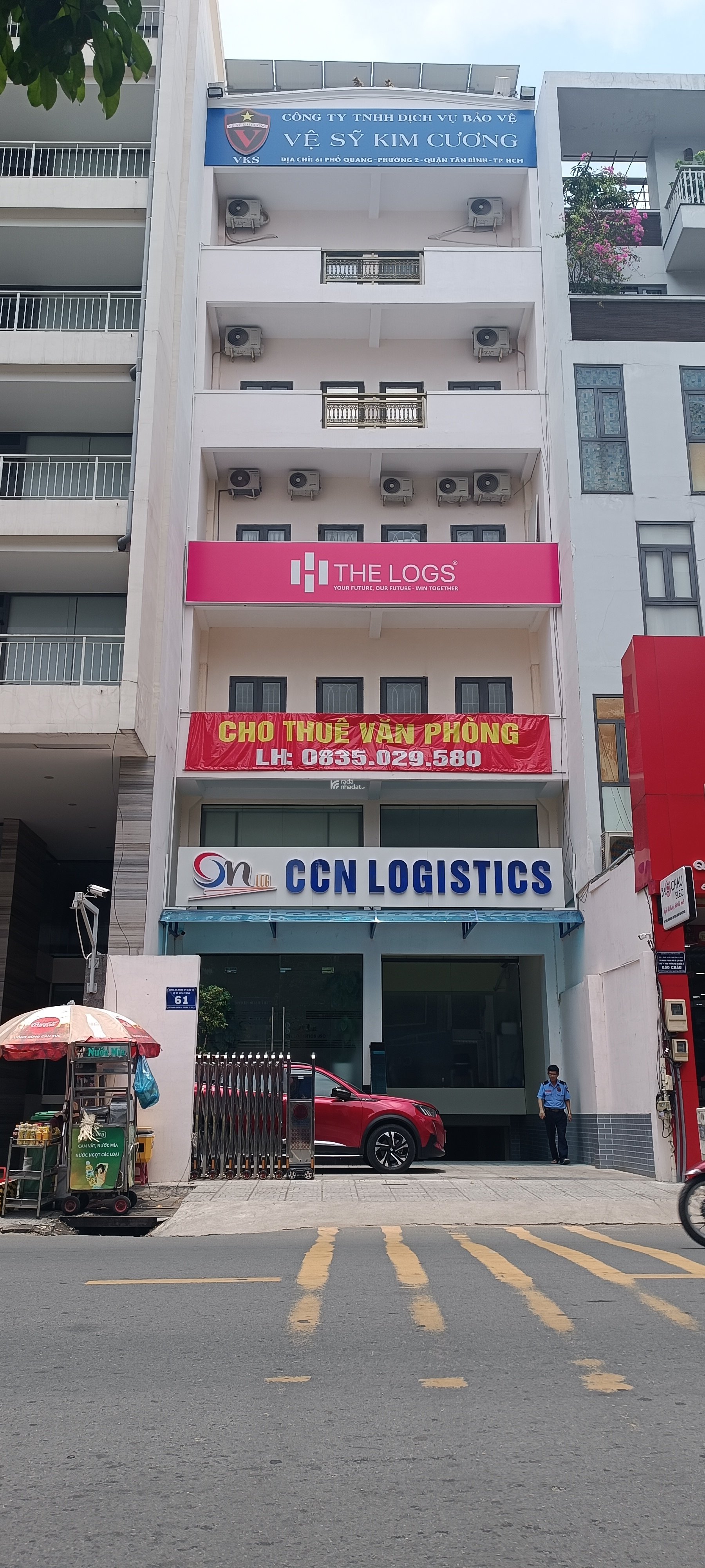 Cho thuê văn phòng đẹp 85m2, giá 25 triệu/sàn tại 61 Phổ Quang, Tân Bình