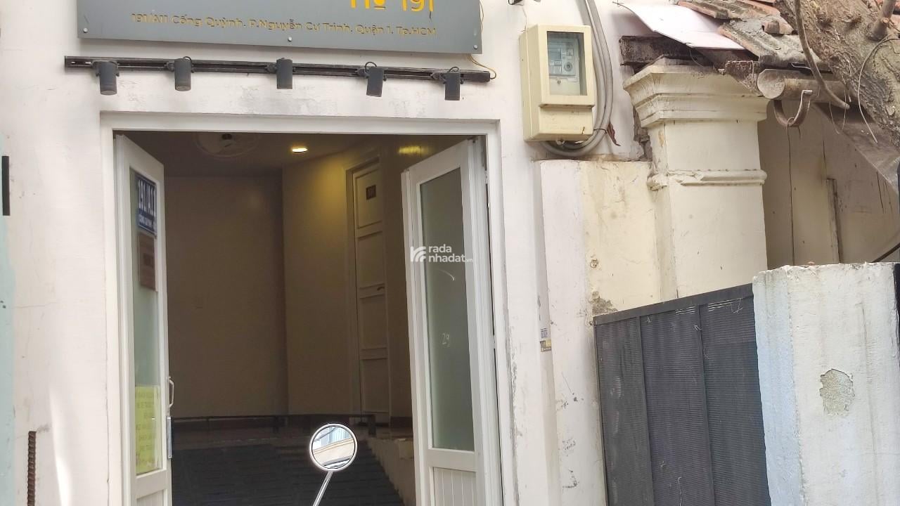 BÁN KHÁCH SẠN HẺM 4M CỐNG QUỲNH, P. NGUYỄN CƯ TRINH,TRUNG TÂM Q.1, 25 PHÒNG, THANG MÁY, NHỈNH 18 TỶ