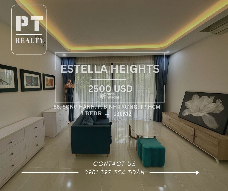 Estella Heights 3PN 130m2 cho thuê ngay