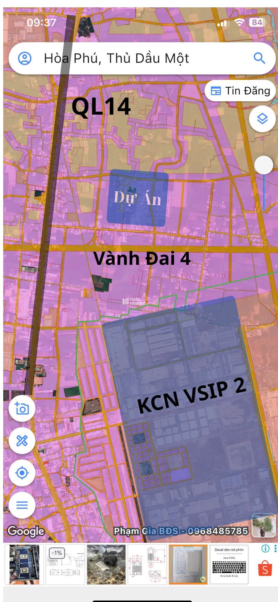 Đất nền KĐT Hòa Lợi Gần KCN VSIP 2, sổ riêng, mở bán giá chỉ từ 13xx triệu/m2