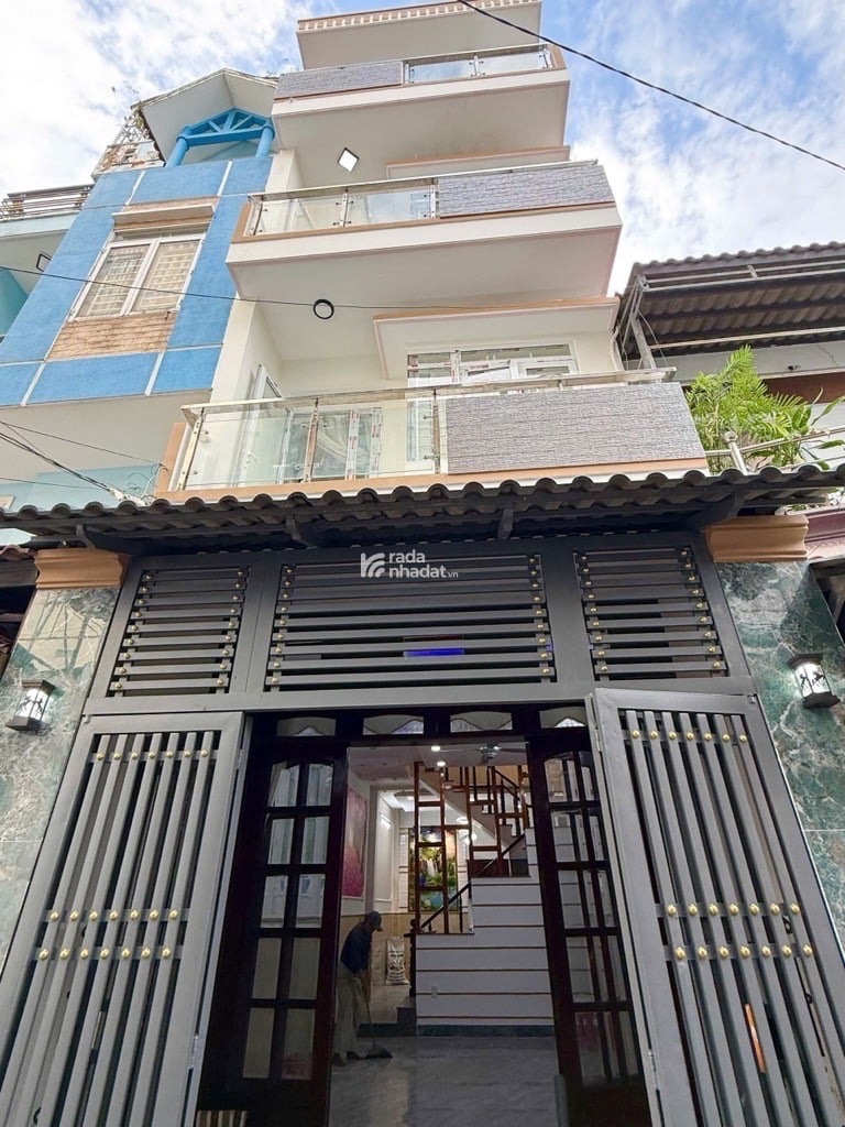 Miếu Gò Xoài - 4 tầng - 52m2 - hẻm 5m