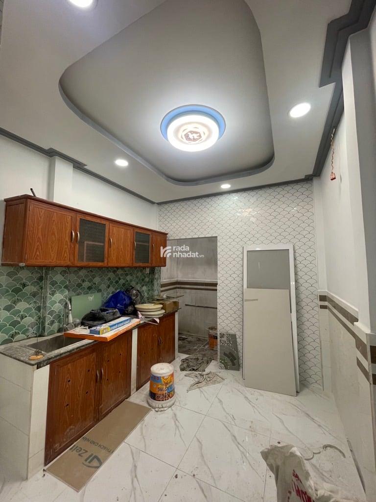 GIÁP QUẬN 6 - TÂN PHÚ NHÀ MỚI 2 TẦNG DTS 57,5m2,  GIÁP KHU TÊN LỬA 