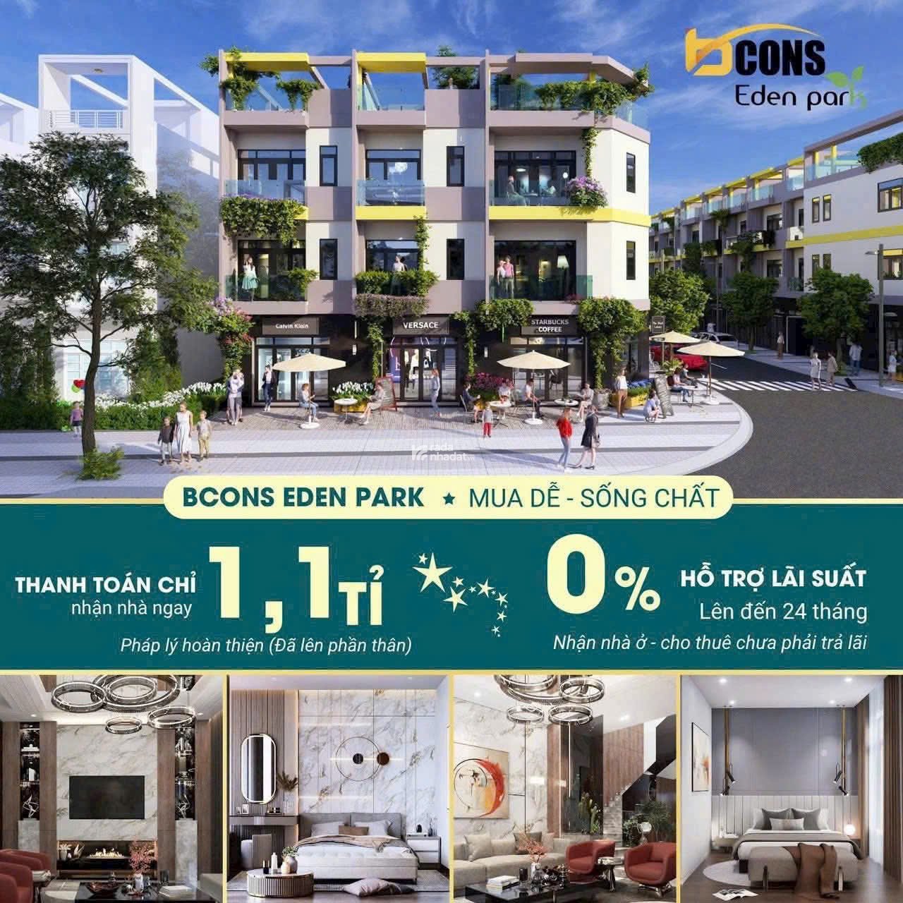 Nhà phố Bcons đường Bình Thung BD 1 trệt 2 lầu 1 tum chỉ từ 6.5 tỷ/căn. Tặng ngay 3 chỉ vàng