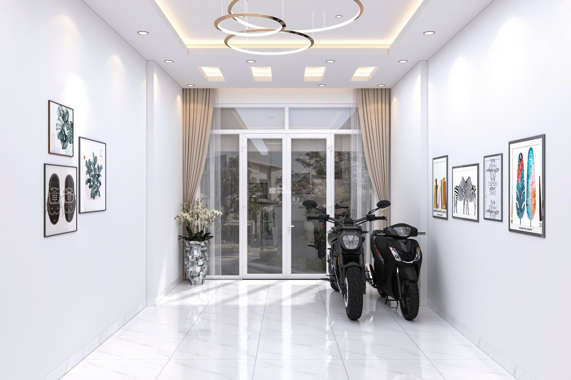 CHO THUÊ NHÀ MỚI ĐẸP, 3 LẦU, 4PN, SÂN XE HƠI,NGAY CẦU BÌNH LỢI, GIGAMALL, 18TR