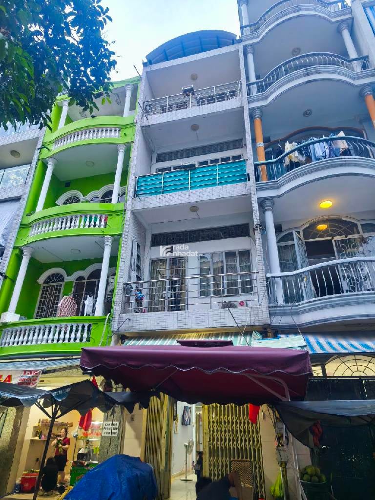 NHÀ 4 TẦNG - MẶT TIỀN ĐƯỜNG CHỢ - SỔ KHÔNG LỘ GIỚI - CHO THUÊ VỈA HÈ 5TR/THÁNG