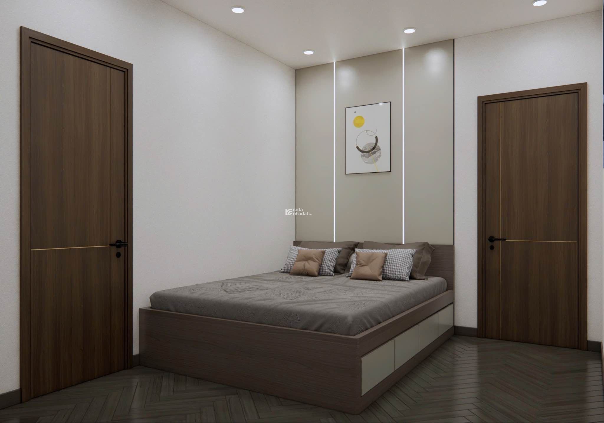 Cho thuê căn hộ chung cư Lucky Bắc Hà 30 Phạm Văn Đồng, 2 ngủ 70m2 đủ đồ 9,5 triệu