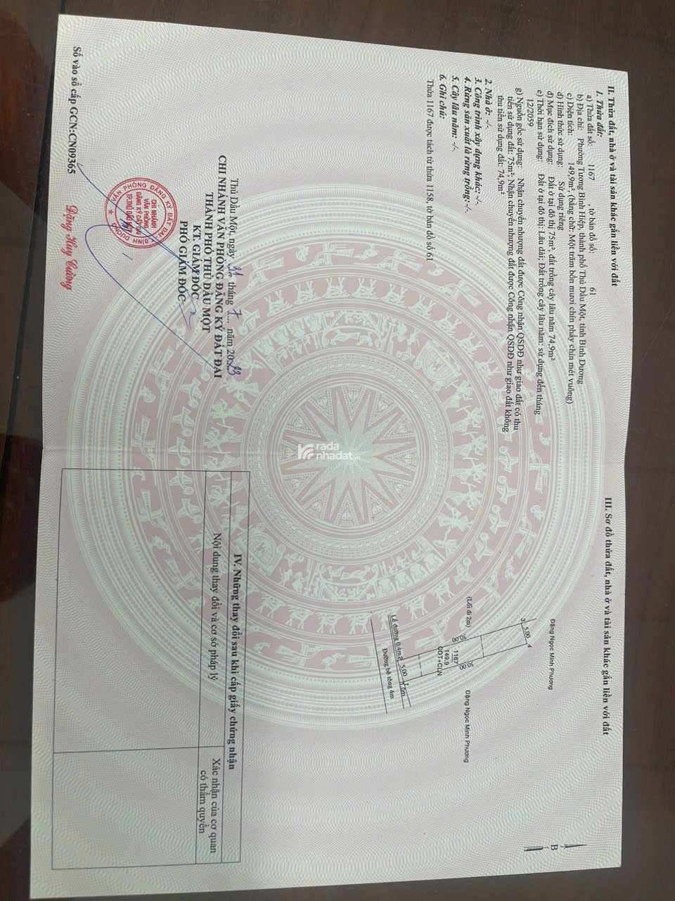 Chỉ 1 tỷ 650tr sở hữu ngay lô đất 5x30m TP Thủ Dầu Một. Cạnh BV Quốc Tế Hoàn Mỹ Bình Dương.