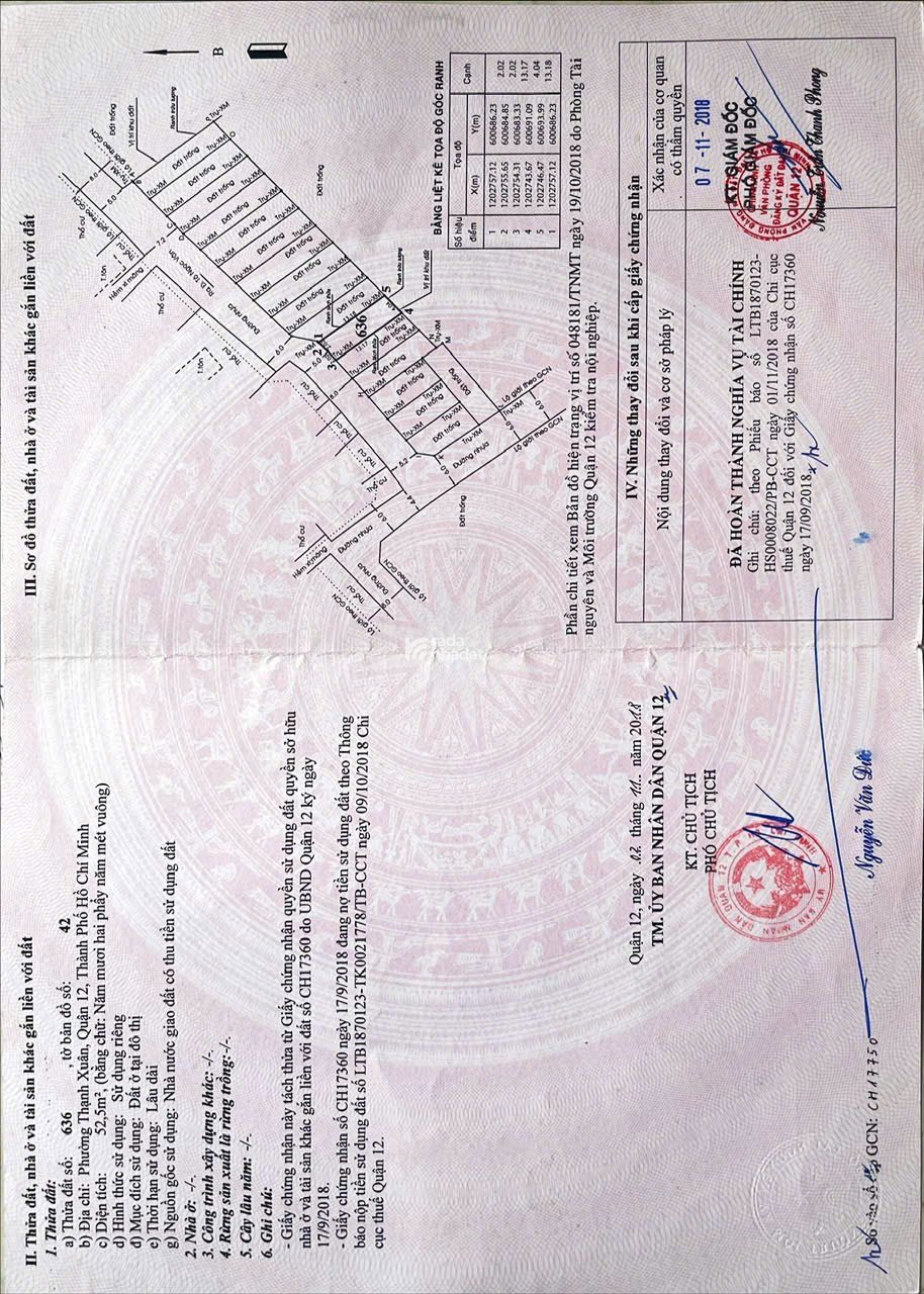 ĐẤT ĐẸP KHU TX24 - ĐẠI PHÚ, THẠNH XUÂN, Q12 - 3.X TỶ