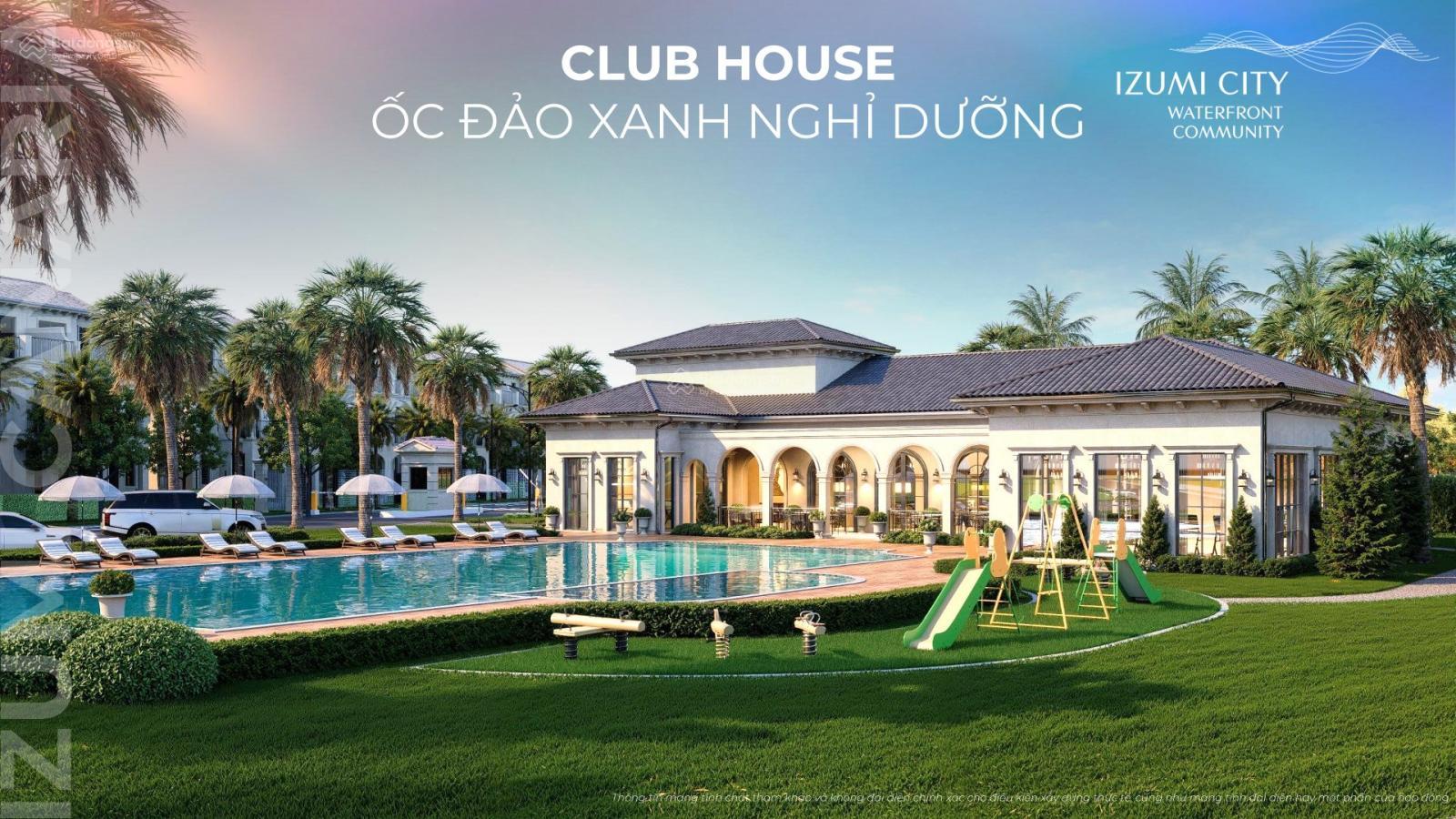 Nhà phố vườn ven sông Izumi City - chỉ cách Vinhomes Quận 9 qua cầu Đồng Nai 2 - sân vườn 54m2