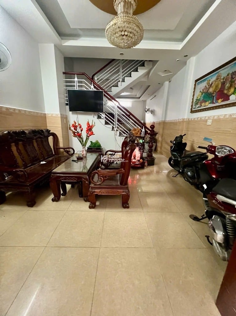 TÂN BÌNH- 3TẦNG MỚI ĐẸP-HẺM THÔNG - 5P RA SÂN BAY TSN-54M2 -7TỶ65 TL
