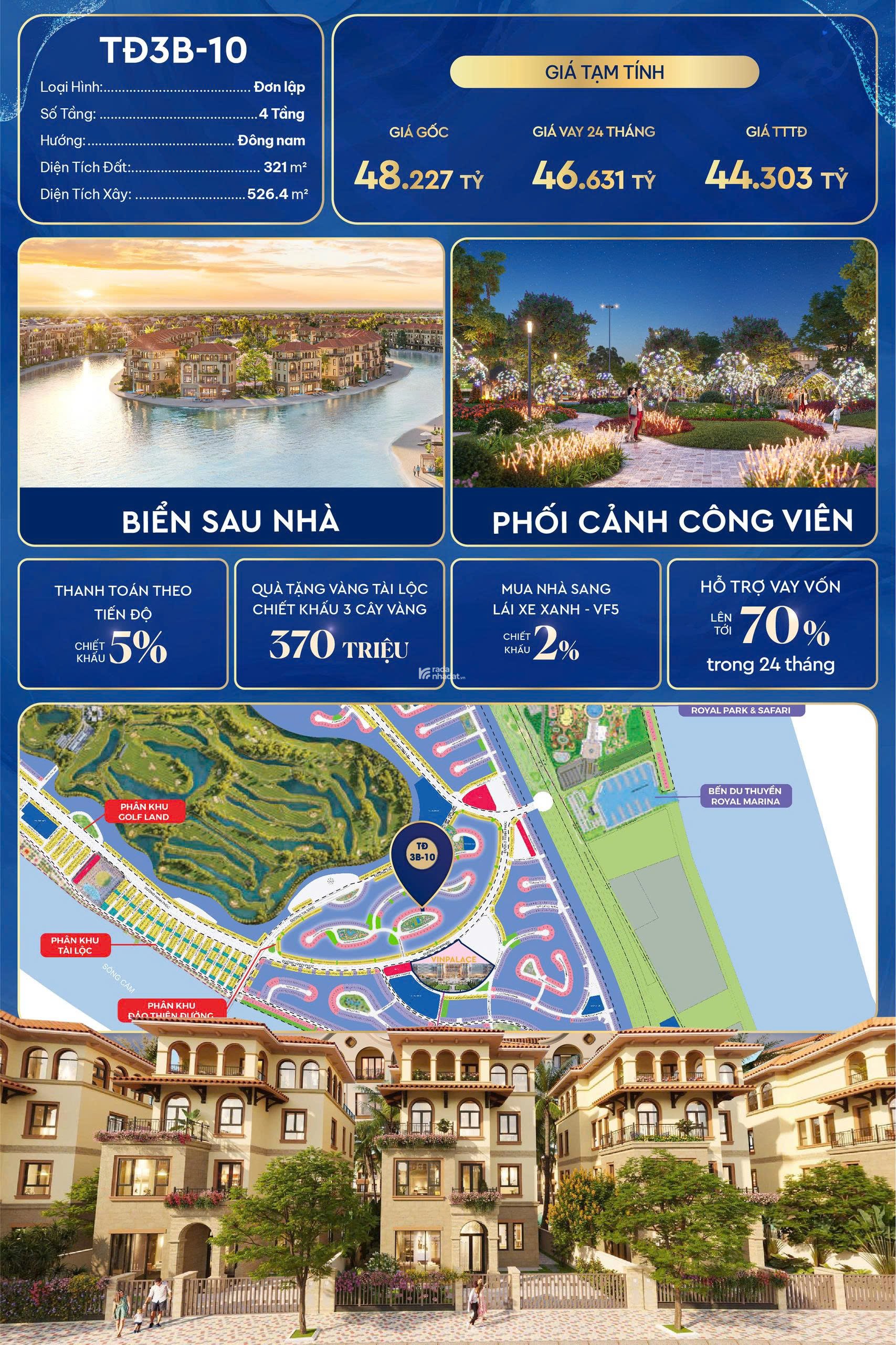 BIỆT THỰ ĐƠN LẬP ĐẢO THIÊN ĐƯỜNG  DẤU ẤN TINH HOA LỐI SỐNG THƯỢNG LƯU