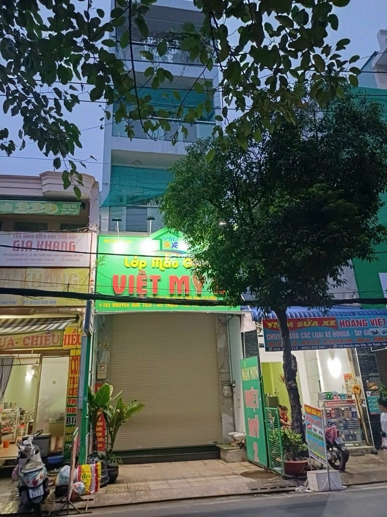Bán nhà mặt tiền nguyễn hữu tiến tây thạnh