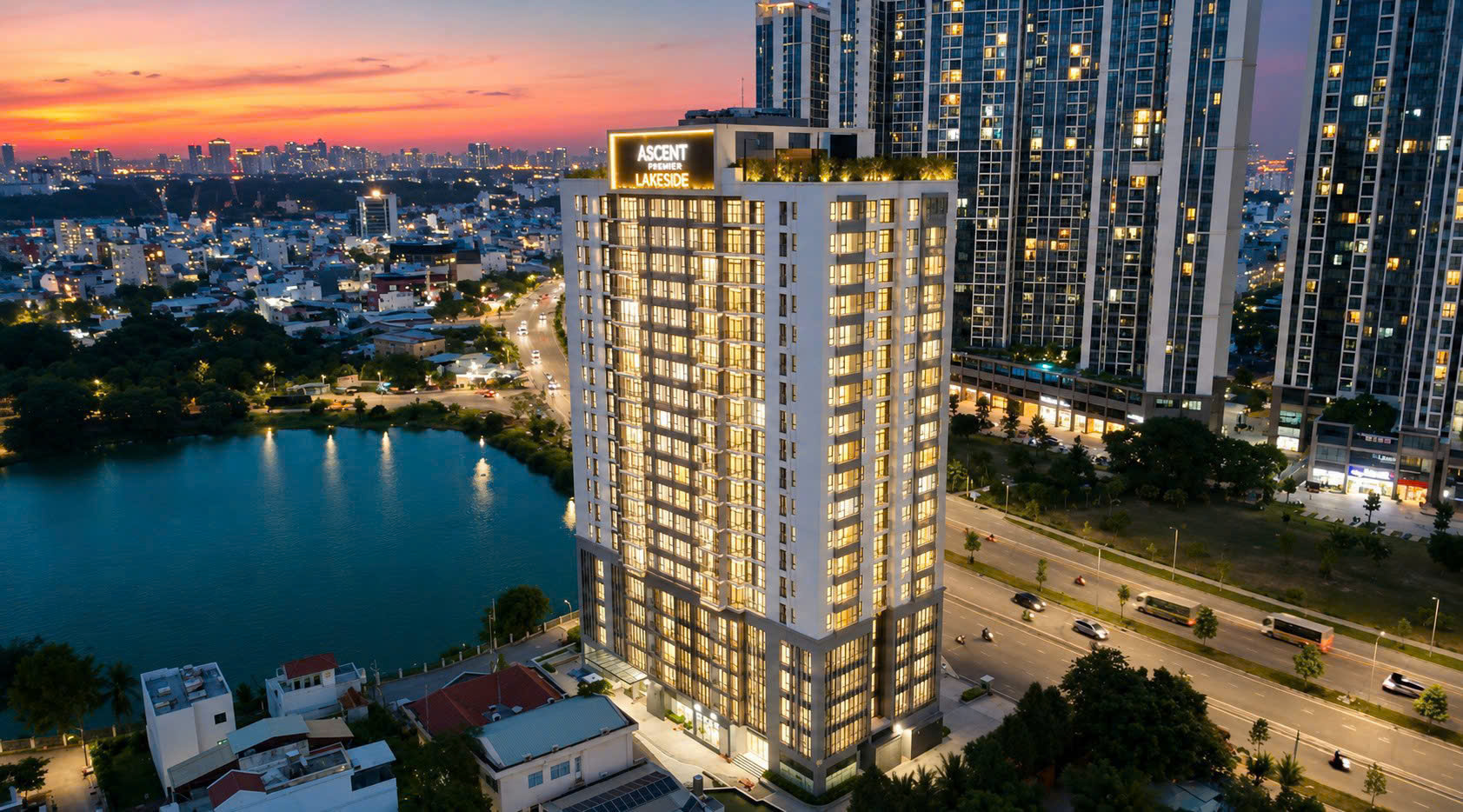Ascent Lakeside Quận 7 , 3PN - 3WC , Sân Vườn Riêng Cực Rộng  , Giá 18,2 Tỷ