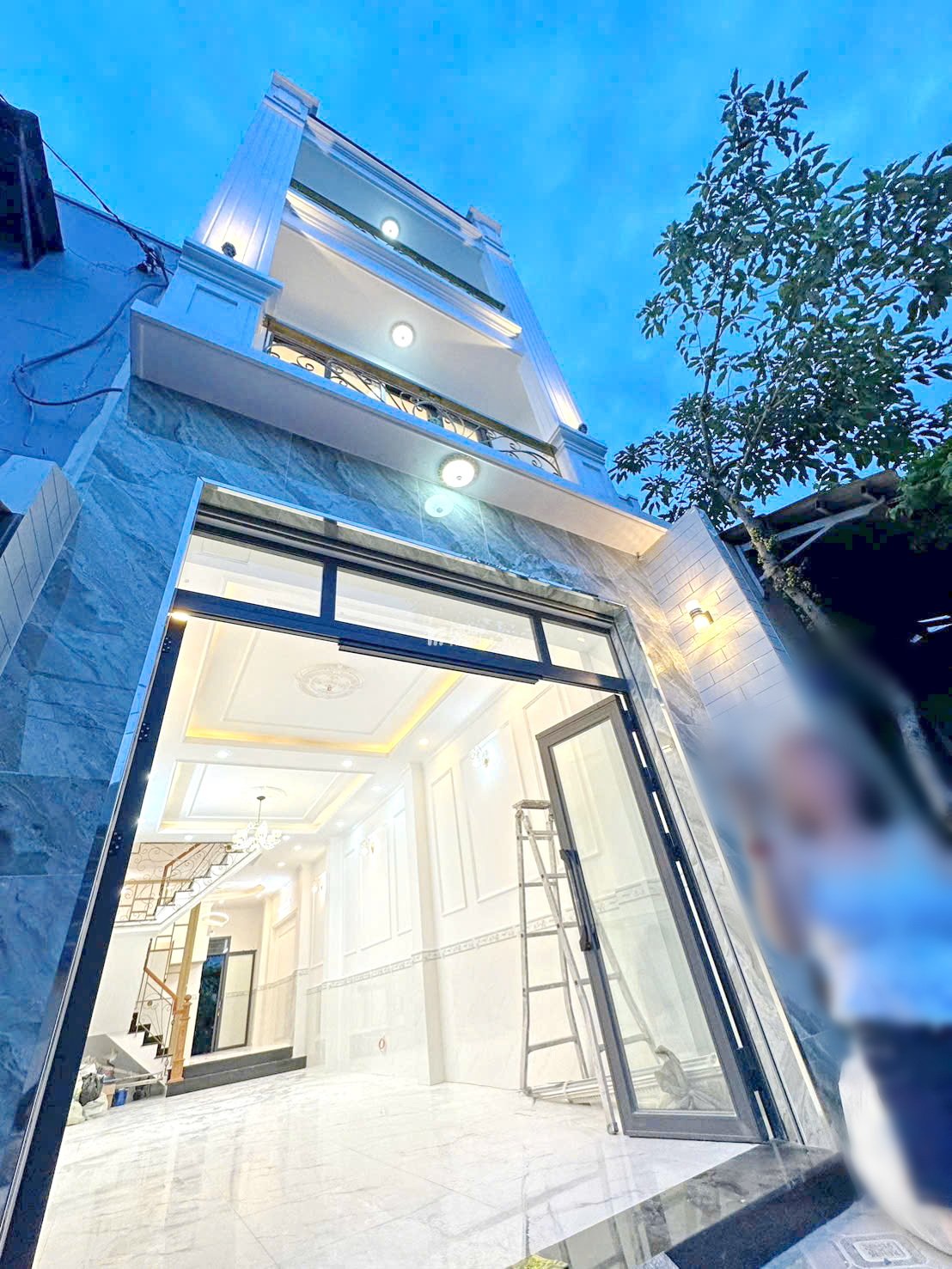 Bán nhà mới 2 lầu mặt tiền đường NB Vàm Luông Phường 6 Quận 8