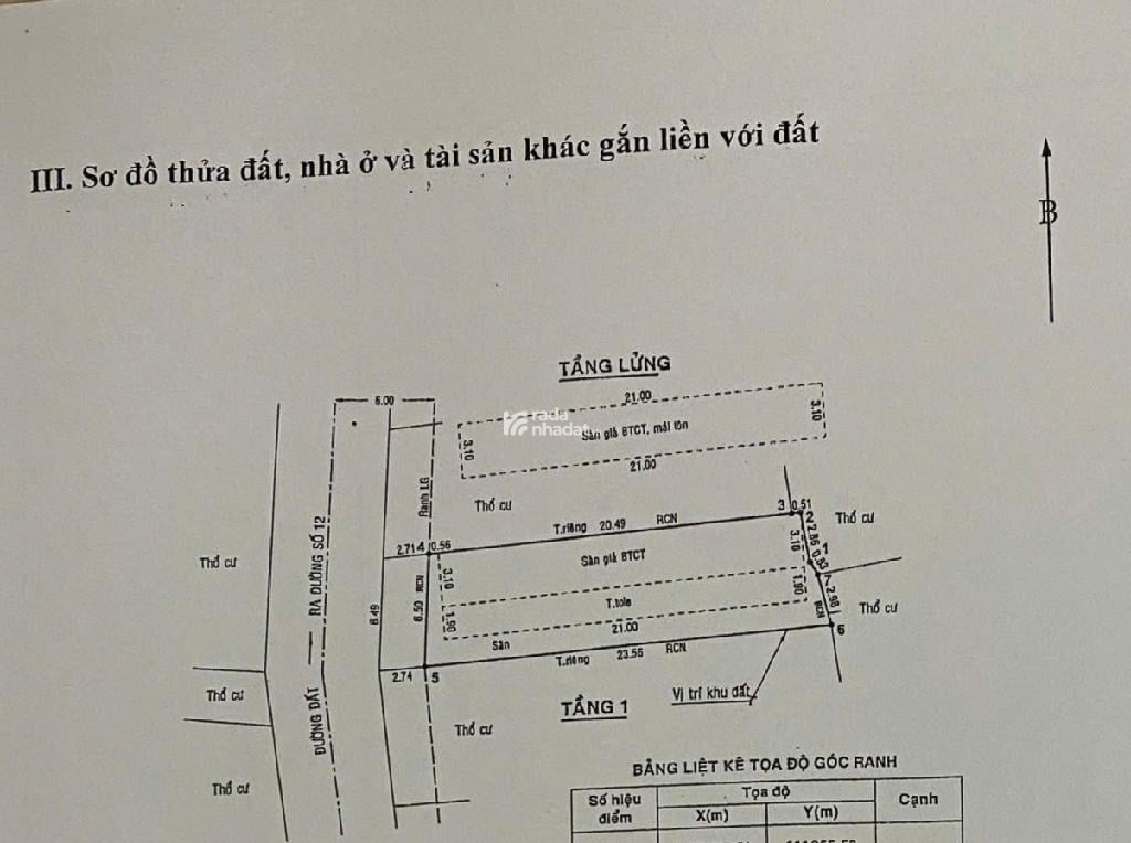 HẺM 6M XE HƠI - KHU VỰC DÂN TRÍ CAO – CÁCH 50M RA MẶT TIỀN LÊ VĂN THỊNH - 145.9M2 - GIÁ 12.9 TỶ
