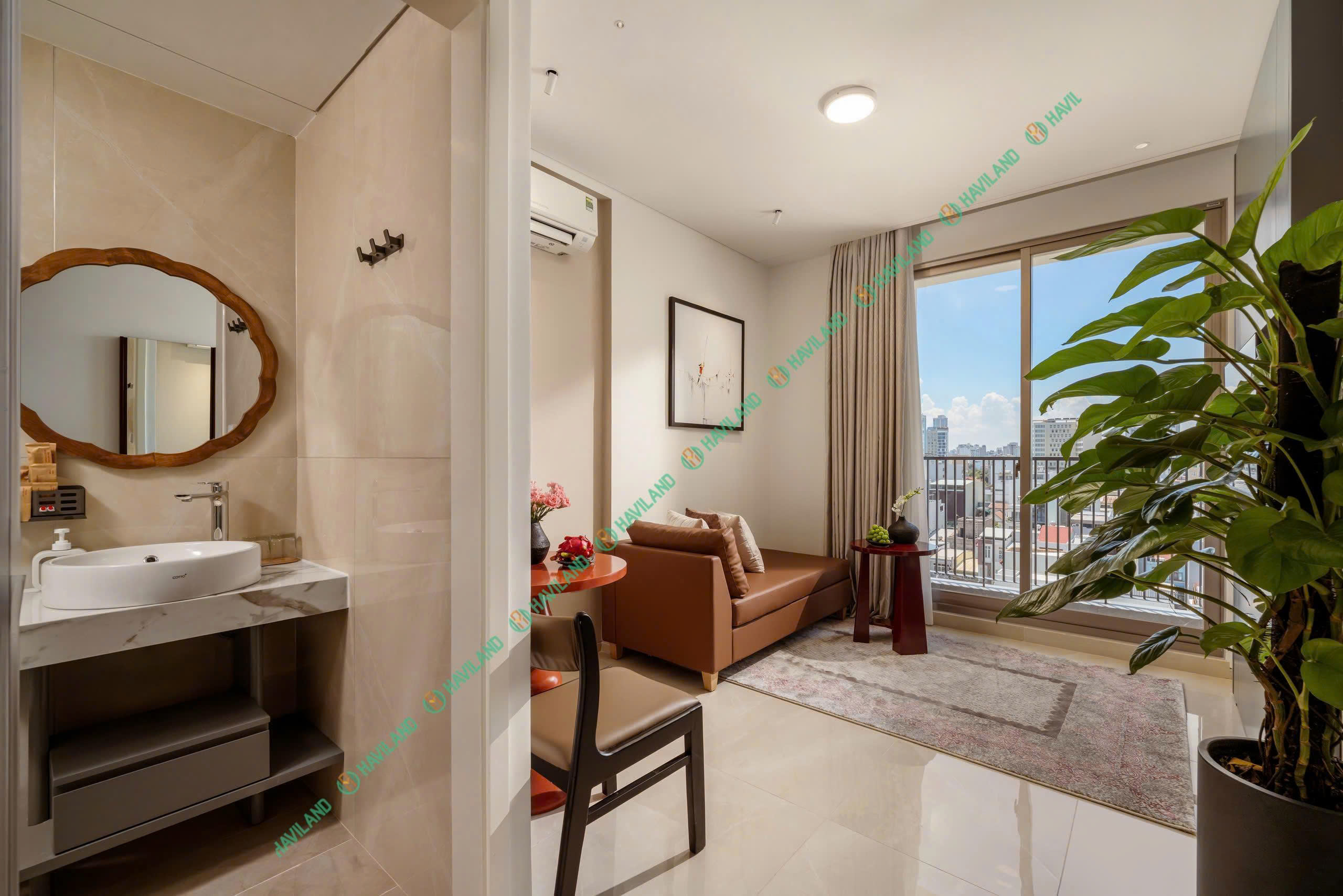 Cho thuê căn hộ 1PN Dương Đình Nghệ 14m 45m2 VIPPP