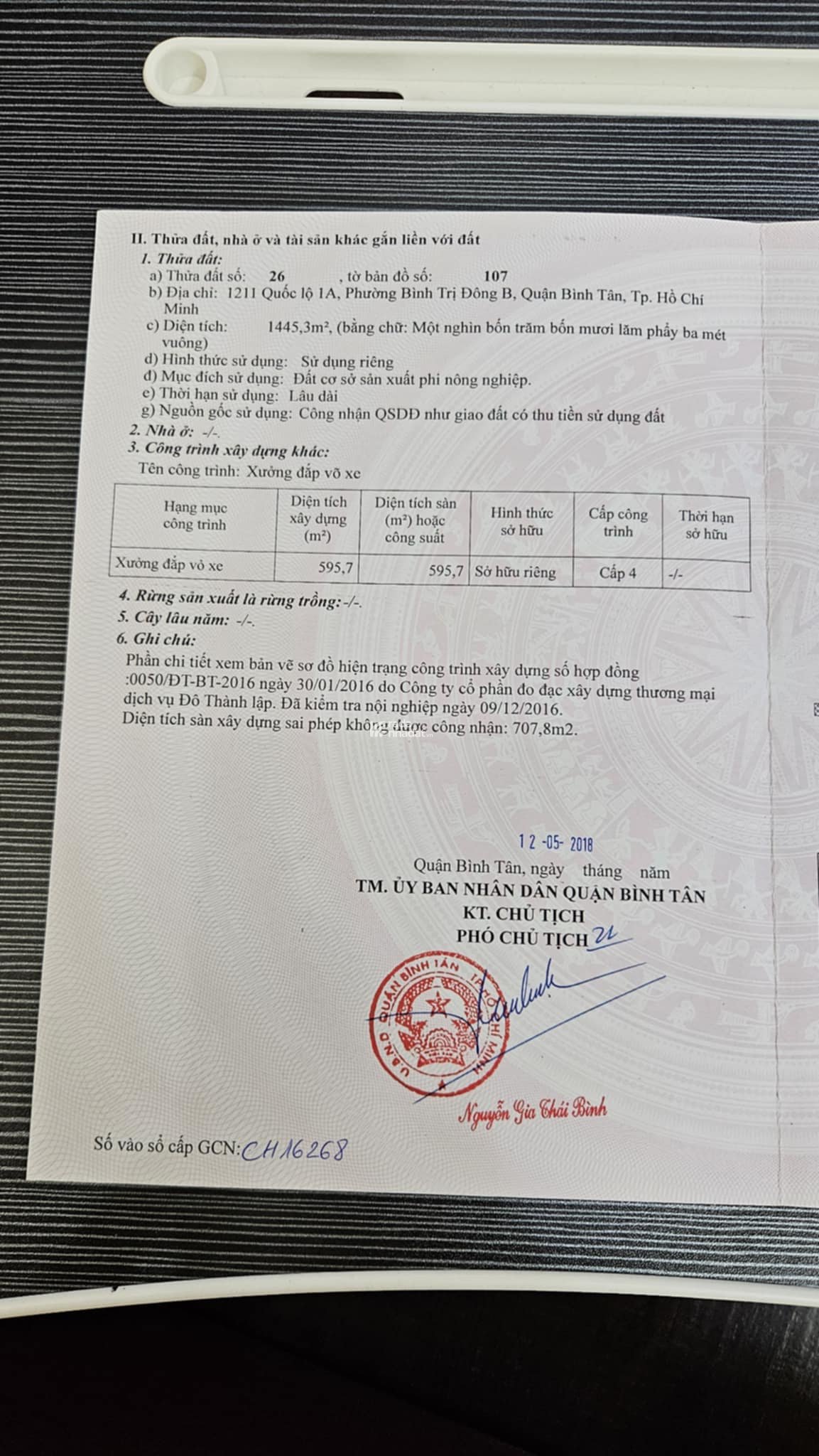 bán kho xưởng mặt tiền quốc lộ 1A 