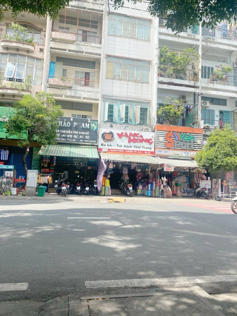 MẶT TIỀN 6 TẦNG NGUYỄN TRÃI , QUẬN 5   - VỊ TRÍ SIÊU ĐẮC ĐIA - CỰC HIẾM - VỪA Ở VỪA KINH DOANH