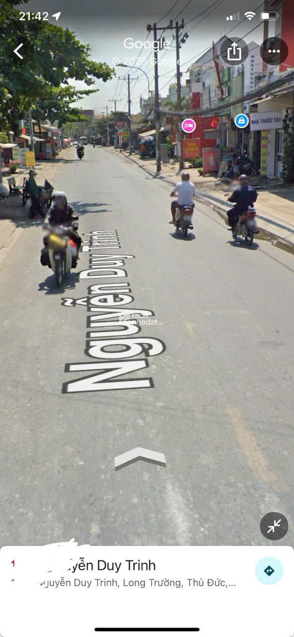 Lô đất mặt tiền đường Nguyễn duy trinh DT 150m vị trí đẹp