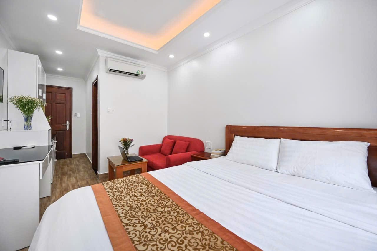 Cho thuê căn hộ dịch vụ Hưng Gia- Hưng Phước, Phú Mỹ Hưng, Q7, nhà đẹp, giá chỉ 6 triệu /tháng 
